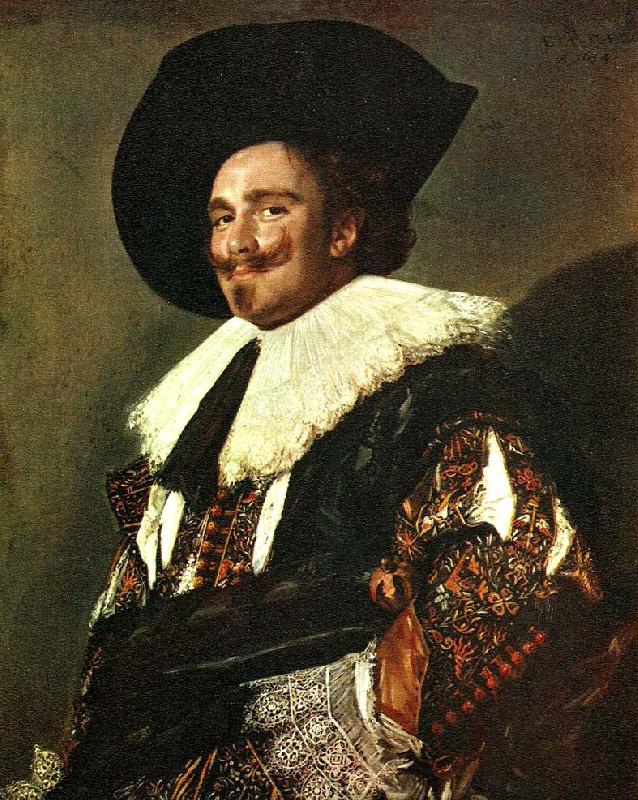 Frans Hals den leende kavaljeren oil painting image
